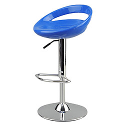 Tabouret De Bar Pub Chaise Pivotante Ronde à L'échelle 1/6 Pour Figurines 12 '' Bleu