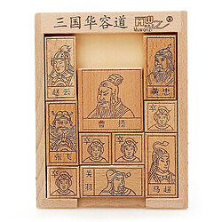 Universal Puzzle coulissant chinois Puzzle coulissant chinois Huarong Path Trois enfants Éducation