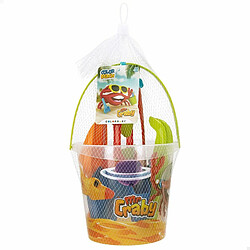 Avis Color Baby Set de jouets de plage Colorbaby Mr Craby Ø 18 cm polypropylène (16 Unités)