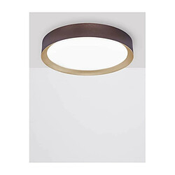 NOVA LUCE Plafonnier LUTON Marron LED 47 W