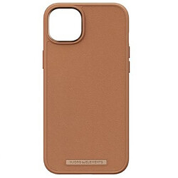 NJORD Coque pour iPhone 14 Plus en Cuir Marron clair 