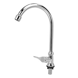 ComfortXL Robinet d'eau domestique g1/2in robinet à un trou pour évier de cuisine 