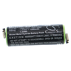 vhbw batterie remplacement pour Moser 1590-7291, 1591-0062, 1591-0067 pour rasoir tondeuse à cheveux (1200mAh, 1,2V, NiMH) 