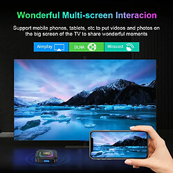 Box Android TV 8K Smart 4GB+128GB Quad-Core Control À Distance WiFi 5G YONIS