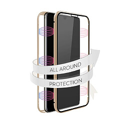 White Diamonds Coque de protection ""360° Glass"" pour Samsung Galaxy A41, or 