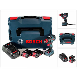 Bosch GDX 18 V-200 C Professional 18 V Brushless Visseuse à chocs sans fil + Boîtier L-Boxx + 2x Batteries GBA 18 V 4,0 Ah ProCore + Chargeur ( 0 601 9G4 206 )