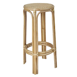 Rendez Vous Deco Tabouret de bar Vania en rotin 75 cm 