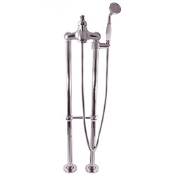 Rav Colonne de douche sur pied LABE avec douchette en chrome 110 cm