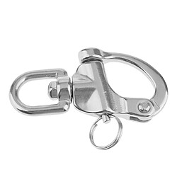 Avis Manille mousqueton pivotante inox 316 pour bateau voile yacht 88mm