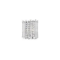 NOVA LUCE Applique ELEMENT Transparent Cristal LED G9 5 W