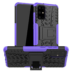 Coque en TPU hybride antidérapant avec béquille violet pour votre Samsung Galaxy S20 Plus/S11