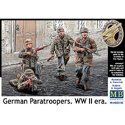 Master Box Figurine Mignature German Paratroopers. Ww Ii Era