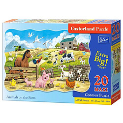 Animals on the Farm, Puzzle 20 Teile maxi - Castorland