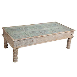 Table Basse Romimex Multicouleur Marron Clair 140 x 45 x 70 cm