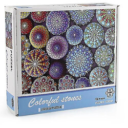 Universal 1000 pièces de puzzle coloré DIY puzzle jouets assemblage image déco pas cher