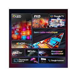 Chiq TV QLED Full HD 80 cm L32QM8T- Google TV - QLED pas cher