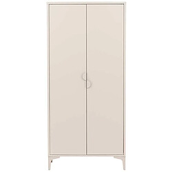 Venture Home Armoire 2 portes en acier Piring beige.