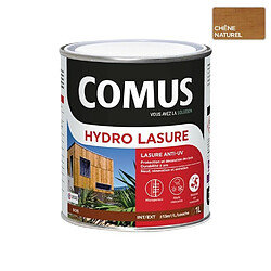 HYDRO LASURE Chêne naturel 1L - Lasure anti-UV pour la protection et la mise en valeur du veinage des bois verticaux - COMUS