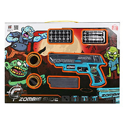 Playset Zombie Shot Pistolet à Fléchettes Bleu (43 x 30 cm) 