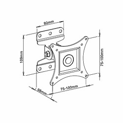 Acheter Techly Support mural pour TV pour 33 cm -30 "'MK Imports