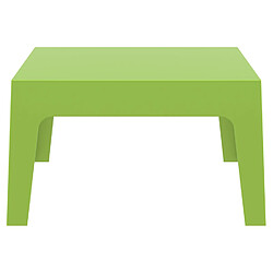 Alterego Table basse 'MARTO' verte en matière plastique