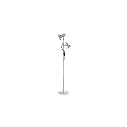 Ideal Lux Lampadaire double à 2 lumières, chrome, E27