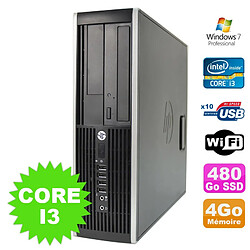 PC HP Compaq Elite 8100 SFF Intel Core I3-530 4Go Disque 480Go SSD DVD WIFI W7 · Occasion 