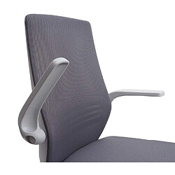 Mendler SIHOO Chaise de bureau ergonomique moderne respirante, soutien de la taille, accoudoir relevable ~ gris pas cher