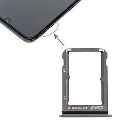 Wewoo Tiroir de Carte SIM Bac à SIM + à SIM pour Xiaomi Mi 9 Gris