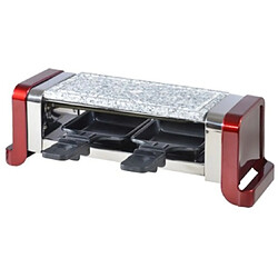 Appareil à raclette 2 personnes 350w rouge - gr202-350r - KITCHEN CHEF