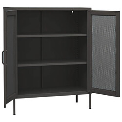 Avis vidaXL Armoire de rangement Anthracite 80x35x101,5 cm Acier