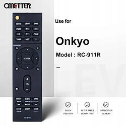 GUPBOO Télécommande Universelle de Rechange pour une partie du récepteur de télécommande onkyo TX-R