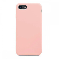 LaCoqueFrançaise Coque iPhone 7/8/ iPhone SE 2020 Silicone Liquide toucher doux, Anti Chocs Rose Pâle 