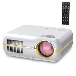 Yonis Vidéoprojecteur Vidéoprojecteur LED Projecteur Numérique 4200 Lumens 150 Pouces 10000 :1 Blanc YONIS