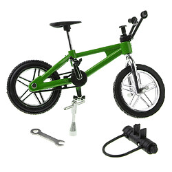 1:24 miniature en alliage doigt vélo vélo moulé sous pression modèle bureau gadget jouet vert