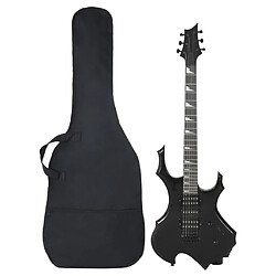 vidaXL Guitare électrique pour débutants avec sac noir 4/4 39"