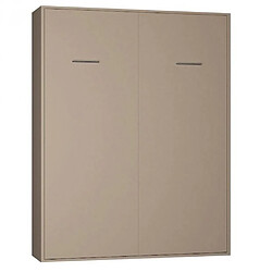 Inside 75 Armoire lit escamotable SMART-V2 taupe mat 160*200 cm. 