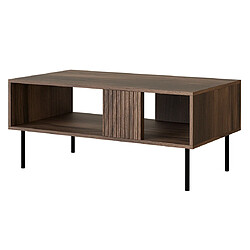 Bestmobilier Franco - table basse - bois - 100 cm