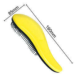 Brosse À Cheveux Peignes À Cheveux Sans Enchevêtrement Peigne Démêlant Poignée Unique Jaune