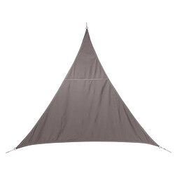 Voile d'ombrage triangulaire 3 x 3 x 3 m - Curacao - Taupe - Hespéride 