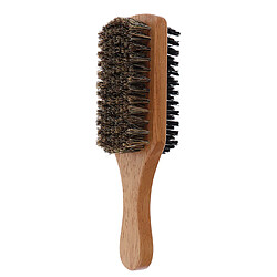 Brosse à Moustache à Barbe En Poils De Nylon Pour Hommes à 2 Côtés Avec Manche En Bois 3 Taille B