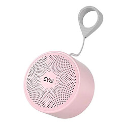 Yonis Enceinte Bluetooth 5.0 Waterproof Subwoofer Portable TWS Mini Enceinte Bluetooth TWS Portable Etanche IPX5 Subwoofer Son 360° Autonomie 5h Rose YONIS