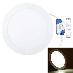 Wewoo Lampe ronde de lumière de la blanche 22.5cm de 18W avec le conducteur de LED, 90 LED SMD 2835, flux lumineux: 1480LM, AC 85-265V, taille de découpe: 20cm