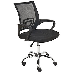 Beliani Chaise de bureau Noir SOLID