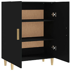 Acheter vidaXL Buffet Noir 70x34x90 cm Bois d'ingénierie