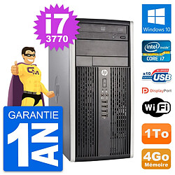 PC Tour HP Compaq Pro 6300 CMT Intel i7-3770 RAM 4Go Disque 1To Windows 10 Wifi · Occasion 