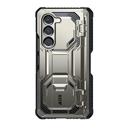 I-Blason Coque Carbone pour Samsung Z Fold 6 Protection Intégrale Antichoc Gris