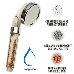 Desineo Pommeau de douche Spa aux 3 céramiques ions négatifs