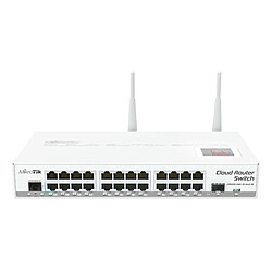 Cloud Router Switch MikroTik CRS125 2.4GHz PoE Blanco (CRS125-24G-1S-2HnD-IN) 