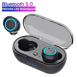 GUPBOO 2021 TWS sans fil Bluetooth 5.0 écouteurs contrôle tactile 9D casque stéréo avec micro casque de sport casque étanche avec 